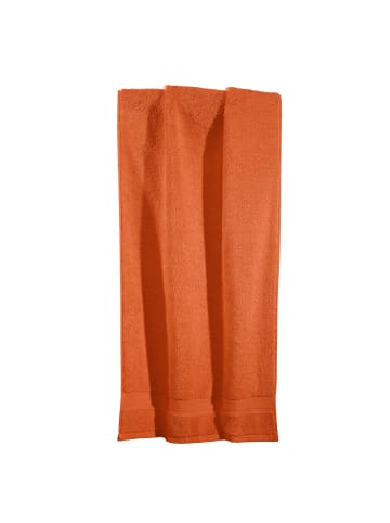 Erwin Müller Frottier Duschtuch-Set 2er-Pack in orange/anthrazit