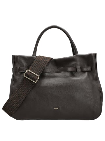 Abro Jill - Henkeltasche medium 35 cm (dark brown) in dark brown