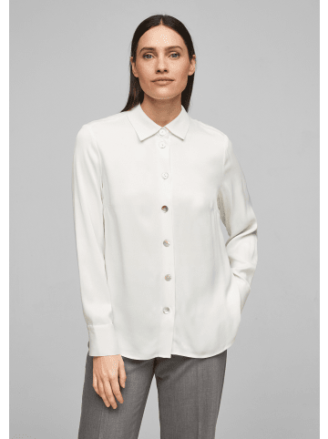 s.Oliver BLACK LABEL Bluse langarm in Creme