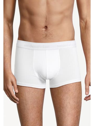 Seidensticker Retro Short / Pant Cotton Flex in Weiß