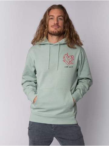 wat? Apparel Sweatshirt Self love in Aloe