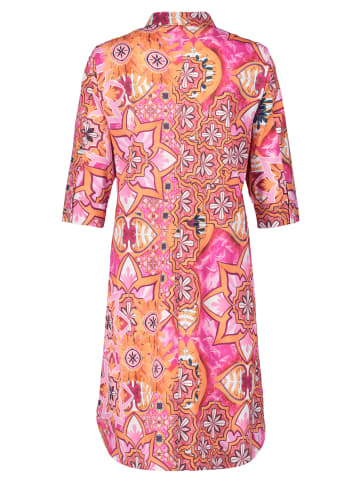 Vera Mont Hemdblusenkleid langarm in Pink/Orange