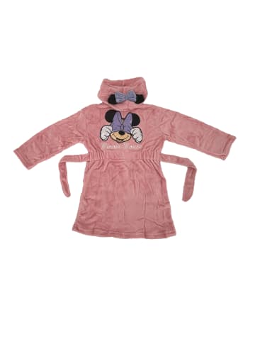 Disney Minnie Mouse Bademantel Morgenmantel in Rosa