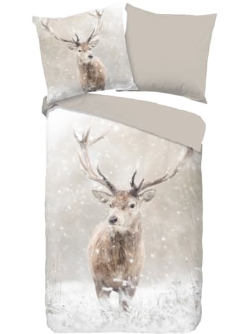 Good Morning Flanell Wendebettwäsche in sand