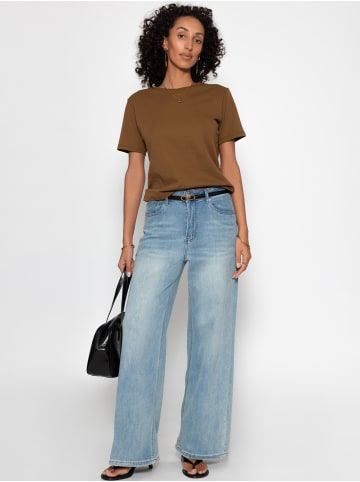 SASSYCLASSY Rundhals T-Shirt in Khaki