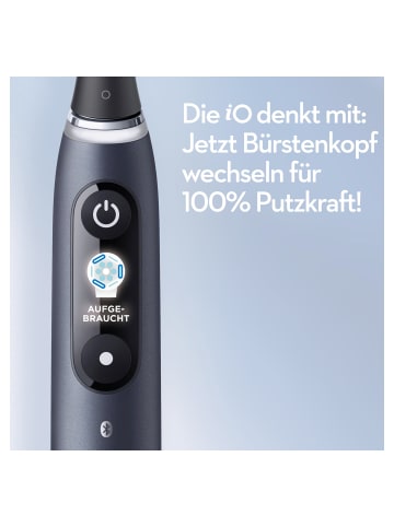 Oral-B Elektrische Zahnbürste "iO Series 9 + 2. Handstück & Reiseetui" in Schwarz/Rose