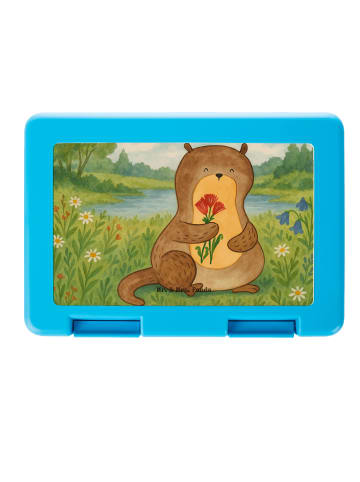 Mr. & Mrs. Panda Bentobox Otter Blumenstrauß Design ohne Spruch in Weiß