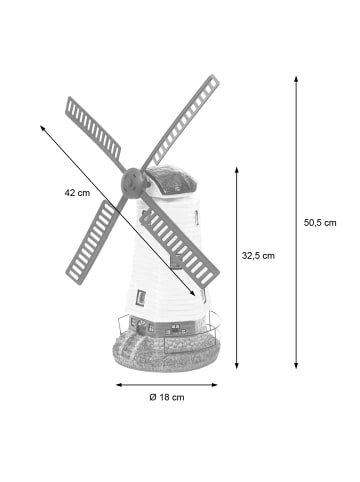 MCW Solar LED-Windmühle G95, Standard