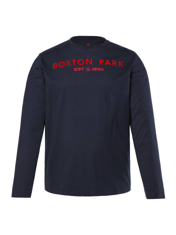 Boston Park Kurzarm T-Shirt in navy blau