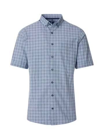 Redmond Freizeithemd Kurzarm in Blau