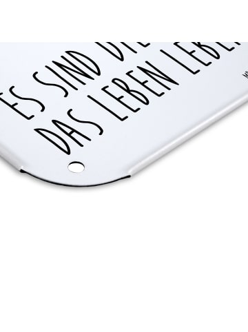 Mr. & Mrs. Panda tafel Stinktier Ball mit Spruch in Weiß