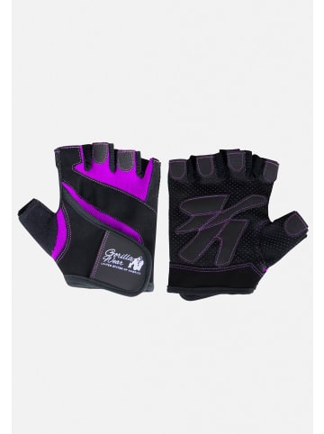 Gorilla Wear Fitness-Handschuhe für Damen - Schwarz/Violett