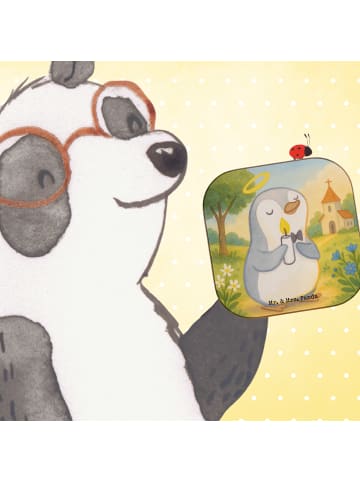 Mr. & Mrs. Panda Untersetzer Pinguin Kommunion Design ohne Spruch in Weiß