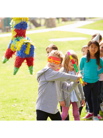 relaxdays 3tlg. Pinata Set "Schatzkiste" in Bunt