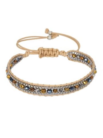 Saraswati Design Nonbook - Armband "Crystal", beige