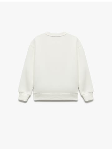 KOTON SWEATSHIRTS in Ekru