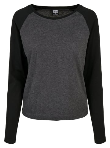 Urban Classics Longsleeves in charcoal/black