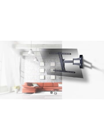 VCM  TV VESA Wandhalterung neigbar ausziehbar WS100 Sli in Schwarz