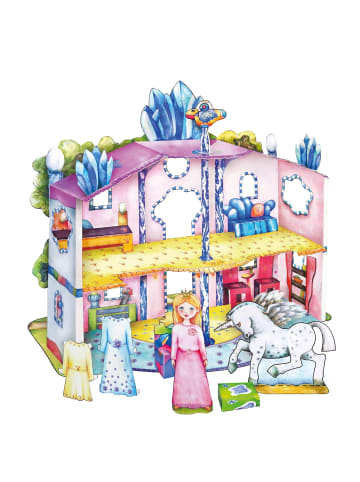 Atelier Feenhaus basteln Bastelbogen mit Anziehpuppe Ausschneidebogen | Bastelset...