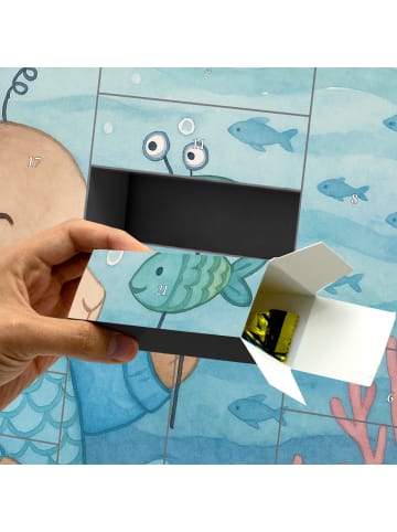 Mr. & Mrs. Panda Adventskalender Fische Astrologie Design ohne S... in Weiß