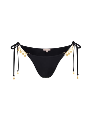 Moda Minx Bikini Hose Valentina Coin Tie Side in Schwarz