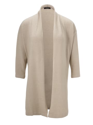 Aniston PLUS Strickjacke in beige meliert
