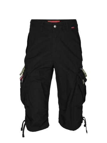 Molecule Cargoshorts 3/4 BAGGY in Black