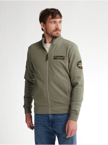 Petrol Industries Strickjacke mit Logo Kenosha in Grün