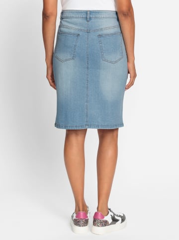 WITT WEIDEN Jeans-Rock in blue-bleached