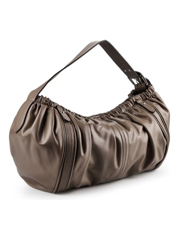 Liebeskind Berlin Faye Schultertasche L Leder 45 cm neutral grey
