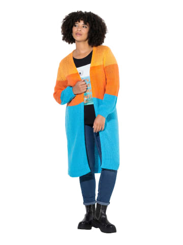 Angel of Style Strickjacke in mineralblau