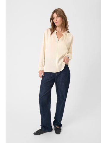 Soaked in Luxury Bluse langarm SLIoana Gerade Passform in Whisper White