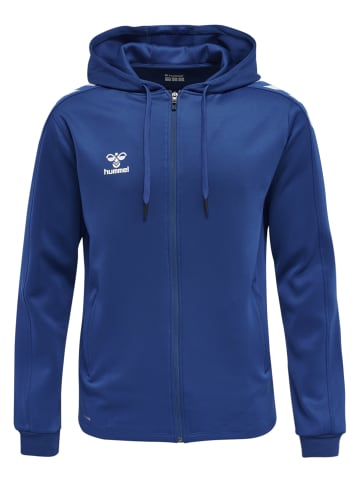 Hummel Reißverschluss Kapuzenpullover Hmlcore Erwachsene in TRUE BLUE