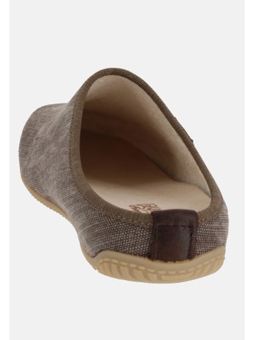 Living Kitzbühel Pantoffeln Jute Cotton Gipfelkreuz in Wood