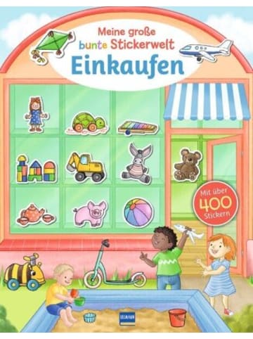 Ullmann Medien Buch - Meine große bunte Stickerwelt - Einkaufen