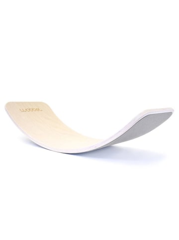 Wobbel Board Original - transparent lackiert, mausgrau - ab 2 Jahren