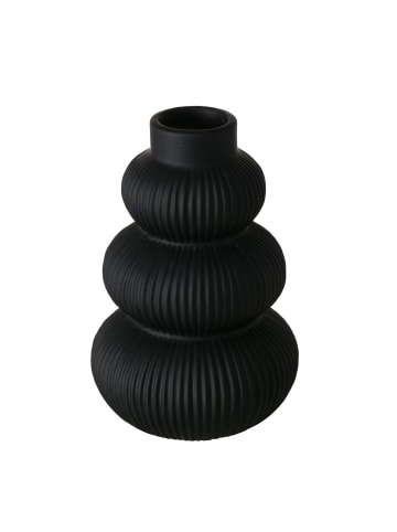 Boltze Vase in schwarz
