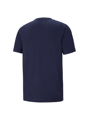 Puma T-Shirt 1er Pack in Blau/Weiß