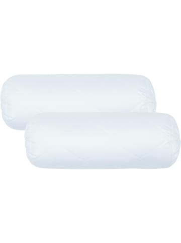 Erwin Müller Textilfaser Nackenrolle 2er-Pack Kairo in weiss