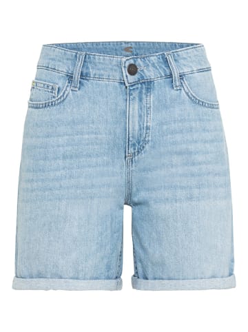 Camel Active Relaxed Fit Jeans Shorts in Hellblau