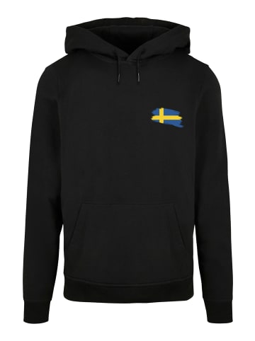 F4NT4STIC Basic Hoodie Sweden Schweden Flagge in schwarz