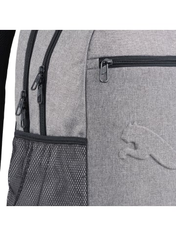 Puma Buzz Heather Backpack M 28 Liter Rucksack in medium gray heather