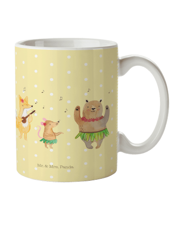 Mr. & Mrs. Panda Kinderpott Waldtiere Aloha ohne Spruch in Gelb Pastell