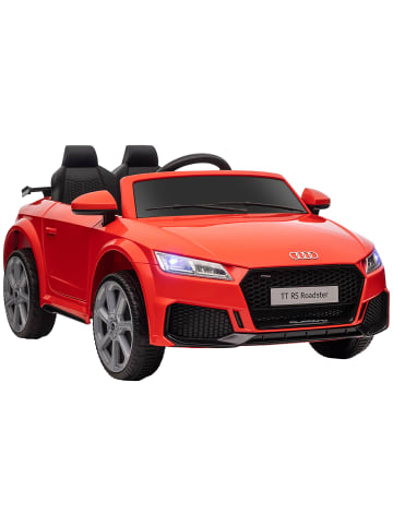 HOMCOM 12V Audi TT RS Kinderauto Rot