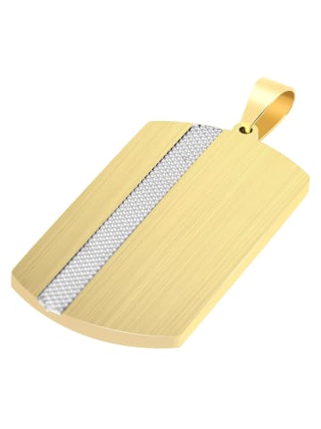 Adeliás Unisex Anhänger aus Edelstahl in weiß