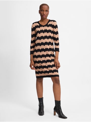 More & More Kleid in schwarz beige - 0001