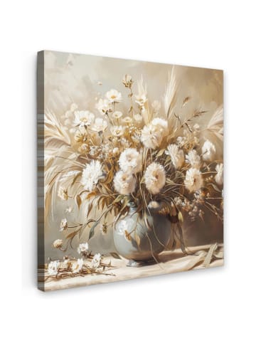 MuchoWow Leinwand bilder Elegante Blumen (BxH)