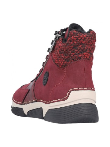 rieker Schnürstiefel  in Rot
