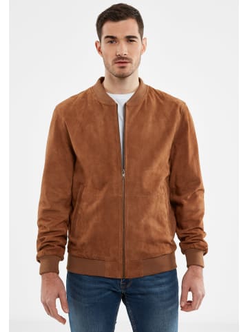 JILANI Herren Lederjacke in braun