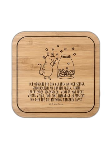 Mr. & Mrs. Panda Untersetzer Maus Sterne mit Spruch in Transparent